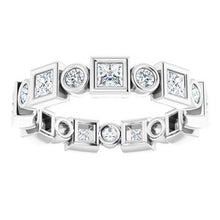 Charger l&#39;image dans la galerie, Bracelet d&#39;éternité en diamant 14K blanc 1 1/8 CTW
