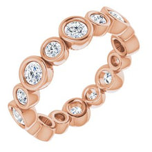 Charger l&#39;image dans la galerie, 14K Rose 1 1/5 CTW Diamond Eternity Band
