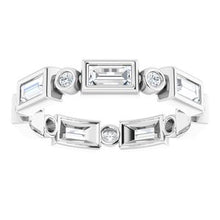 Load image into Gallery viewer, 14K White 3/4 CTW Diamond Eternity Band
