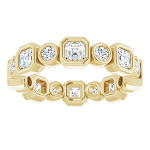 Bracelet d'éternité en diamant 14K jaune 1 5/8 CTW