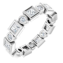 Charger l&#39;image dans la galerie, Bracelet d&#39;éternité en diamant 14K blanc 1 1/8 CTW
