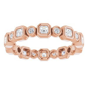 Bracelet d'éternité en diamant 14K Rose 5/8 CTW