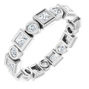 Bracelet d'éternité en platine 9/10 CTW Diamond