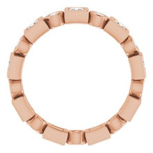 Charger l&#39;image dans la galerie, Bracelet d&#39;éternité diamant 14K rose 9/10 CTW
