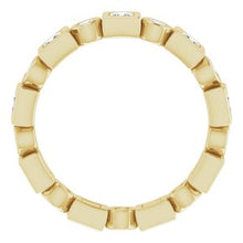 Load image into Gallery viewer, 14K Yellow 9/10 CTW Diamond Eternity Band
