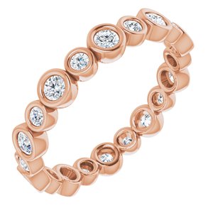 Bezel-Set Eternity Band  