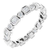Charger l&#39;image dans la galerie, Bracelet d&#39;éternité en diamant 14K blanc 5/8 CTW
