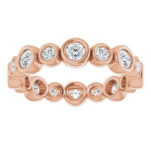 Charger l&#39;image dans la galerie, 14K Rose 1 1/5 CTW Diamond Eternity Band
