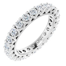Load image into Gallery viewer, Platinum 1 1/2 CTW Diamond Eternity Band
