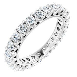 Platinum 1 1/2 CTW Diamond Eternity Band