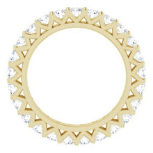 Charger l&#39;image dans la galerie, Bracelet d&#39;éternité en diamant 14K jaune 1 1/2 CTW
