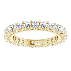 Bracelet d'éternité en diamant 14K jaune 1 3/8 CTW