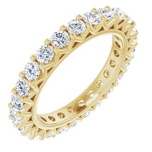 Bracelet d'éternité en diamant 14K jaune 1 3/8 CTW