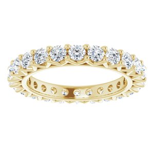 Bracelet d'éternité en diamant 14K jaune 1 1/2 CTW