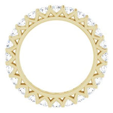 Charger l&#39;image dans la galerie, Bracelet d&#39;éternité en diamant 14K jaune 1 5/8 CTW
