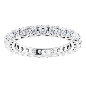 Platinum 1 1/2 CTW Diamond Eternity Band