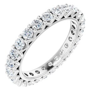 Platinum 1 5/8 CTW Diamond Eternity Band