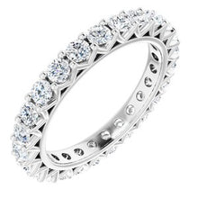 Load image into Gallery viewer, Platinum 1 5/8 CTW Diamond Eternity Band
