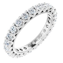 Load image into Gallery viewer, Platinum 1 1/2 CTW Diamond Eternity Band
