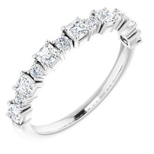 Bague anniversaire platine 3/4 CTW diamant