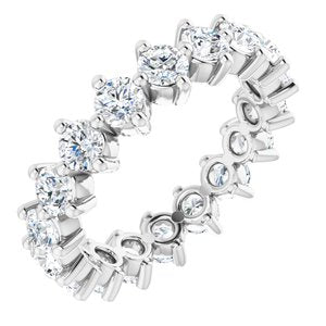 Bracelet d'éternité en diamant 14K blanc 1 5/8 CTW