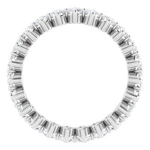 Bracelet éternité diamant 14K blanc 1 1/5 CTW