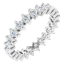 Charger l&#39;image dans la galerie, Bracelet éternité diamant 14K blanc 1 1/5 CTW
