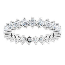 Charger l&#39;image dans la galerie, Bracelet éternité diamant 14K blanc 1 1/5 CTW
