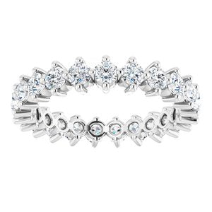 Bracelet éternité diamant 14K blanc 1 1/5 CTW