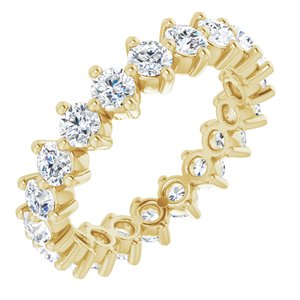 Bracelet d'éternité en diamant 14K jaune 1 5/8 CTW