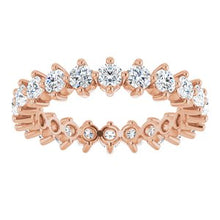 Charger l&#39;image dans la galerie, 14K Rose 1 1/3 CTW Diamond Eternity Band
