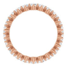 Load image into Gallery viewer, 14K Rose 1 3/4 CTW Diamond Eternity Band
