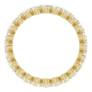 Bracelet d'éternité en diamant 14K jaune 1 1/3 CTW