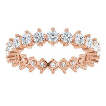 Load image into Gallery viewer, 14K Rose 1 3/4 CTW Diamond Eternity Band
