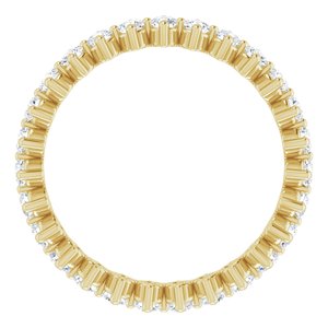 Bracelet d'éternité en diamant 14K jaune 1 1/3 CTW