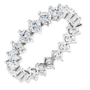 Bracelet d'éternité en diamant blanc 14K 2 1/8 CTW