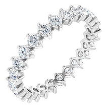 Charger l&#39;image dans la galerie, Bracelet d&#39;éternité en diamant 14K blanc 1 3/8 CTW
