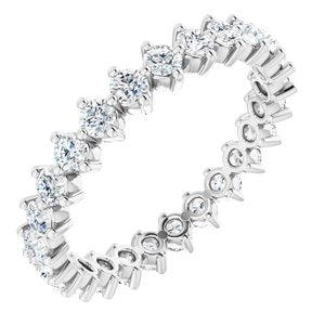 Bracelet d'éternité en platine 1 1/2 CTW Diamond