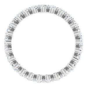 Bracelet d'éternité en diamant 14K blanc 1 3/8 CTW