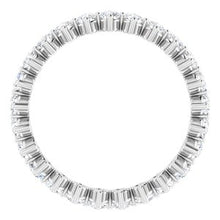 Load image into Gallery viewer, Platinum 1 3/8 CTW Diamond Eternity Band
