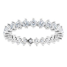 Charger l&#39;image dans la galerie, Bracelet d&#39;éternité en diamant 14K blanc 1 3/8 CTW
