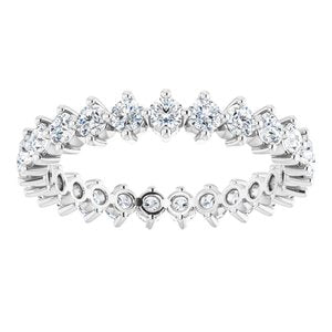 Bracelet d'éternité en diamant 14K blanc 1 3/8 CTW