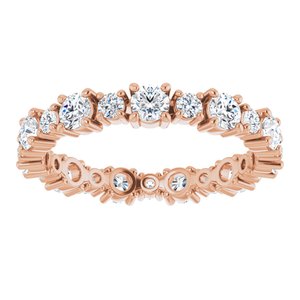 Bracelet d'éternité diamant 14K rose 9/10 CTW