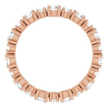 Charger l&#39;image dans la galerie, Bracelet d&#39;éternité diamant 14K rose 9/10 CTW
