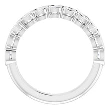 Charger l&#39;image dans la galerie, Bande d&#39;anniversaire en platine 1 1/8 CTW Diamond
