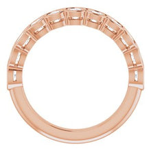 Charger l&#39;image dans la galerie, 14K Rose 1 1/8 CTW Diamond Anniversary Band

