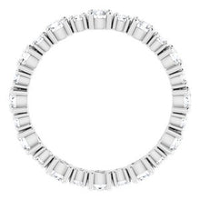 Load image into Gallery viewer, Platinum 1 1/6CTW Diamond Eternity Band
