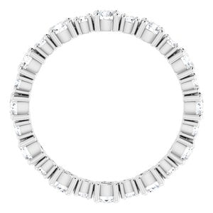 Bracelet d'éternité en platine 9/10 CTW Diamond