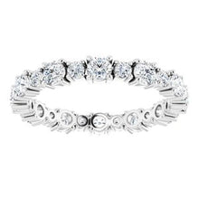 Load image into Gallery viewer, Platinum 1 1/6CTW Diamond Eternity Band

