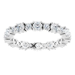 Bracelet d'éternité en platine 9/10 CTW Diamond